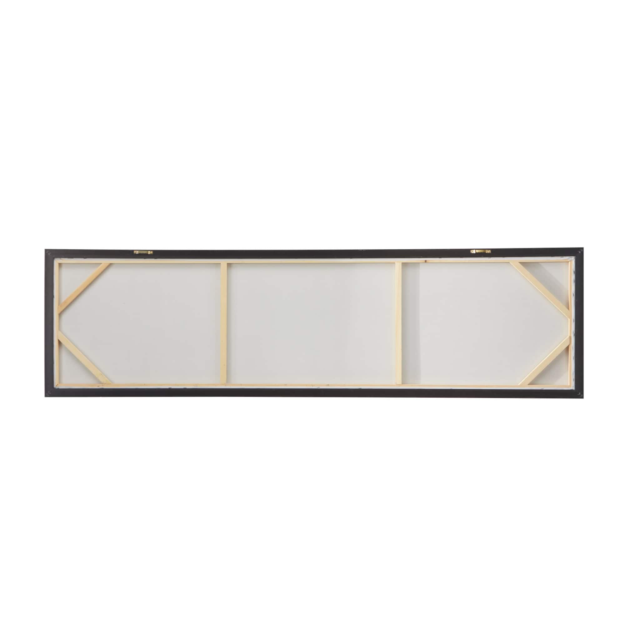 71" Gray Modern Framed Wall Art